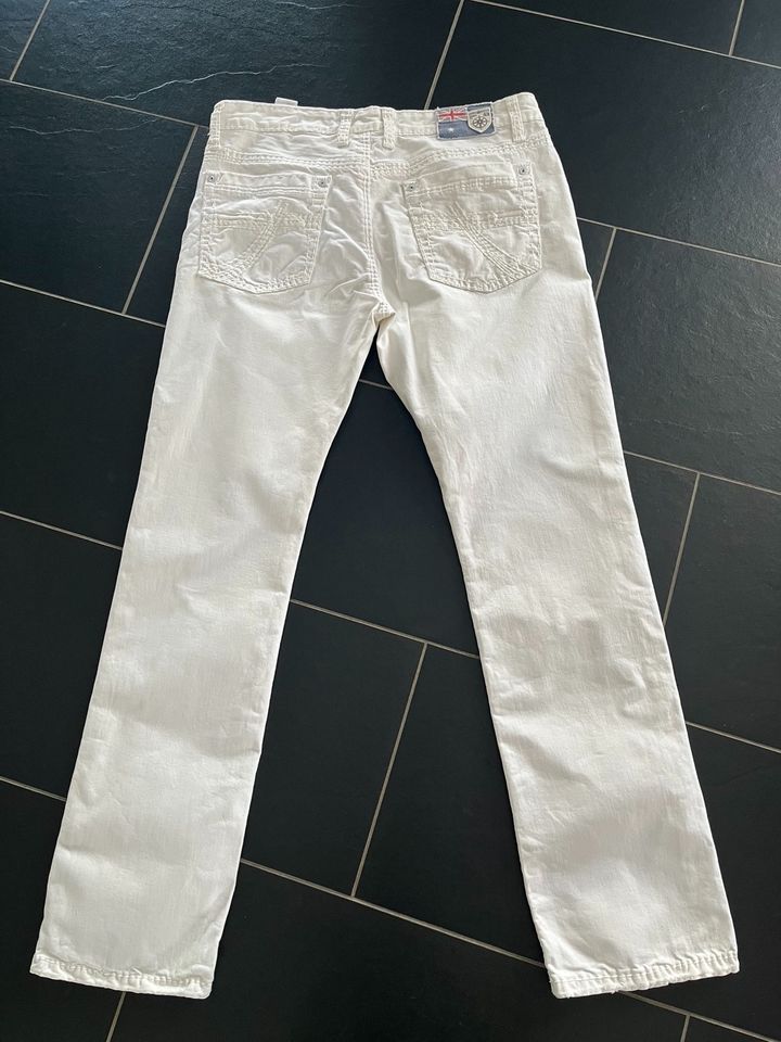 Camp David Herren Jeans Robin Slim Fit weiß W34 L34 in Andernach