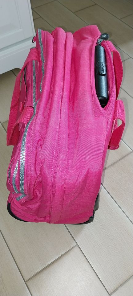 KIPLING New Storia Schultasche auf Rollen / Laptop Trolley pink in Biberach an der Riß