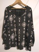 Bonprix Shirt Tunika Gr.52/54 schwarz Vintage Retro Boho Bielefeld - Bielefeld (Innenstadt) Vorschau