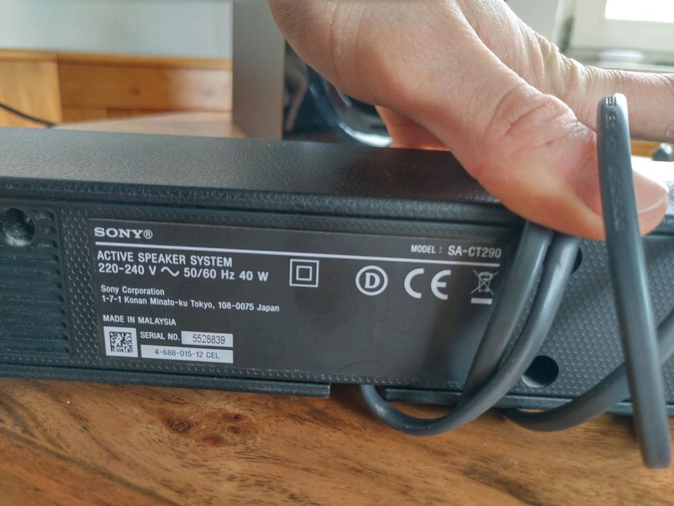 Sony 2.1 Surroundsystem kabellos - Soundbar + Subwoofer in Höpfingen
