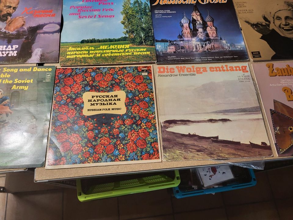 26 x LPs: Weltmusik-Paket: Russland, u.a. 8x Ivan Rebroff-20 Euro in Alzey