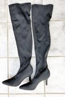 Schwarze stretch Overknee - Stiefel Gr. 39 Catwalk Niedersachsen - Berumbur Vorschau
