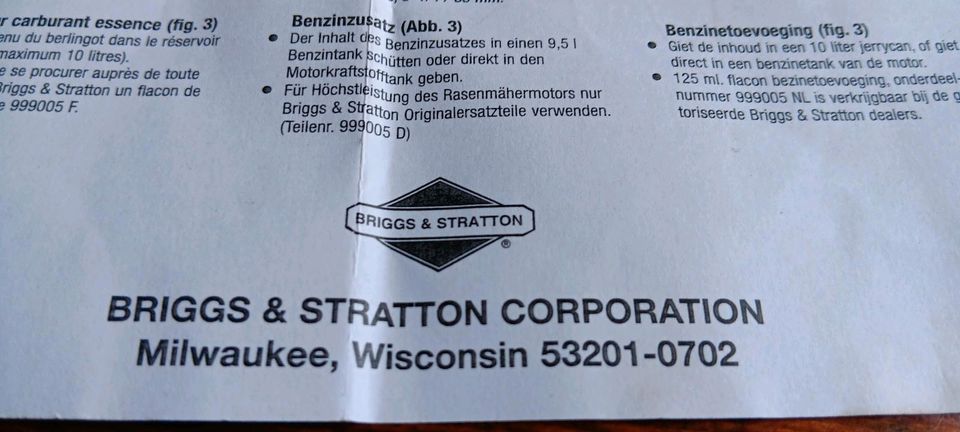 LUFT  FILTER   BRIGGS  &  STRATTON     496894 original in Hamburg