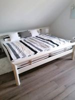 Doppelbett weiß mit Matratzen und Lattenrost Hessen - Alsfeld Vorschau