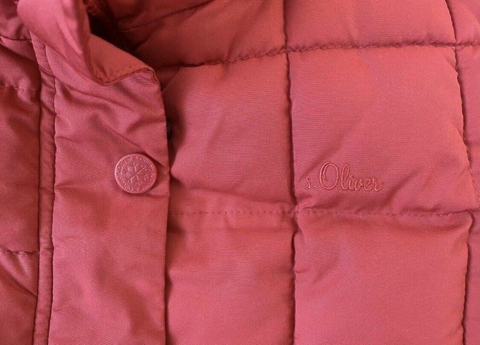 s.Oliver Jacke Winterjacke Gr.40 rot in Bad Schwalbach