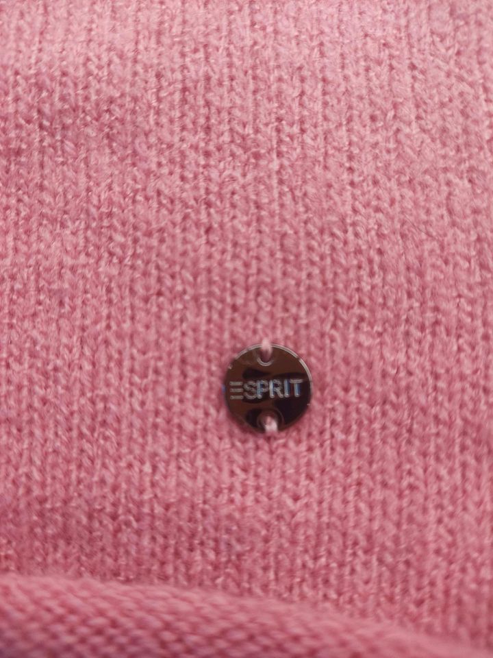 ESPRIT dünne Mütze NEU rosa-altrosa mit Etikett in Radebeul
