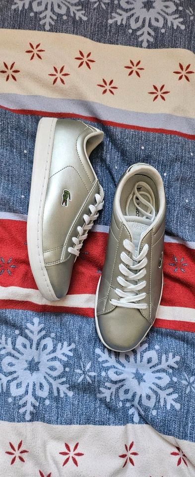 Lacoste Damen Sneaker.Gr.38.Silber,NP:129,90€.Neu in Heppenheim (Bergstraße)