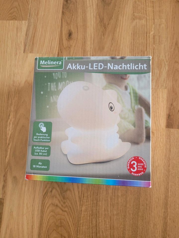 NEU!!! Akku LED-Licht Nachtlicht bunt Dinosaurier ab +18 Mo. OVP in Karlshuld