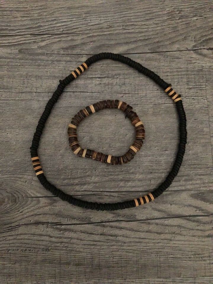 Herrenschmuck Halskette Armband schwarz braun Geschenk für Ihn in Stuttgart