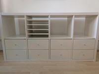 IKEA Kallax Regal, weiß, 77x147 cm, mit Einsätzen Kreis Ostholstein - Malente Vorschau