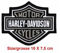 HARLEY DAVIDSON black logo Patch sportster 1450 1340 1200 Buell Nordrhein-Westfalen - Emmerich am Rhein Vorschau