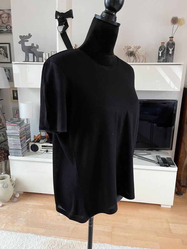 weicher Pullover Kurzarm Zara schwarz Mesh 38 40 L  36 oversized in Rostock