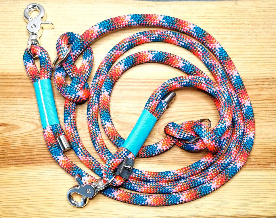 Hundeleine Leash Tauleine rot blau neu in Grünheide (Mark)