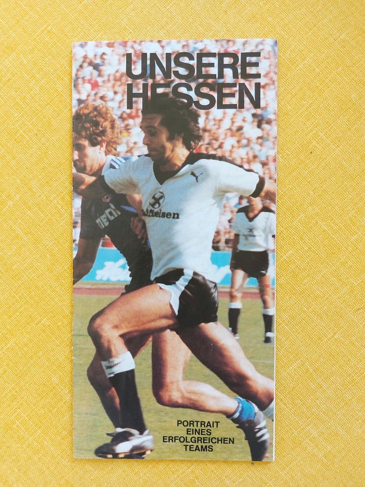 Fussball KSV Hessen Kassel Flyer 1980/81 Spieler 2. Bundesliga in Nieste