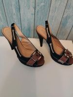 High Heels schwarz braun Gr. 39 Schleswig-Holstein - Henstedt-Ulzburg Vorschau