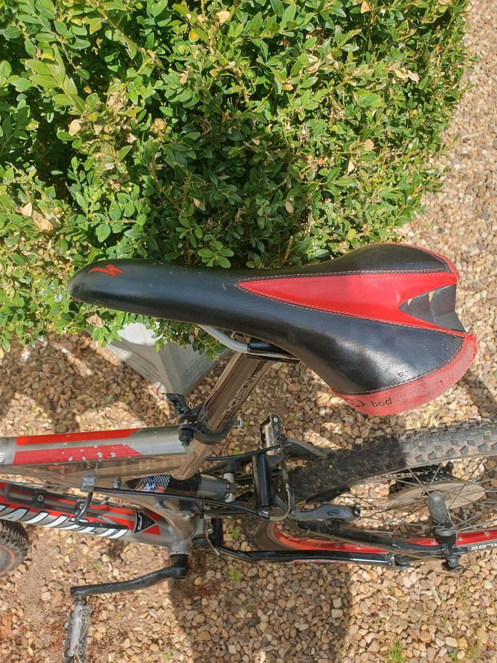 Specialized Enduro Damen Mountainbike Fahrrad Silber rot in Aachen