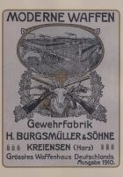 Burgsmüller Waffenkatalog 1910 Gewehre Pistolen Jagdzubehör BUCH Niedersachsen - Wallenhorst Vorschau