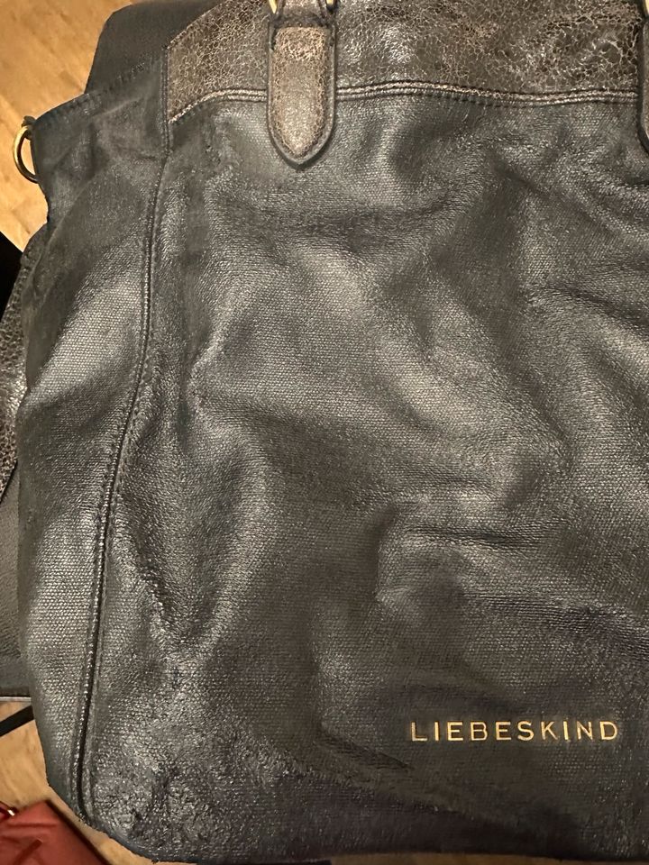 Liebeskind Handtasche grau/ braun, groß in Habichtswald