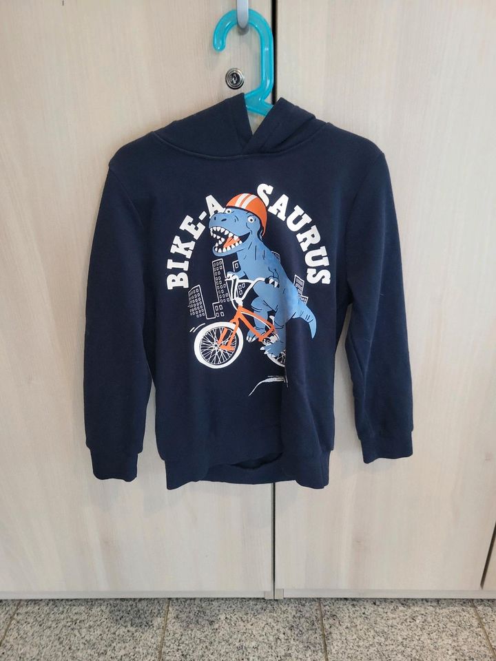 Jungen Hoodie Gr. 128/134 C&A Dino Pullover in Niederzier