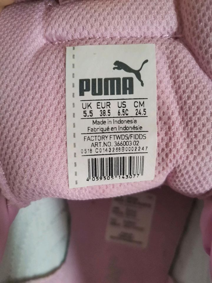 Puma rosa schuh 38,5 in Leipzig