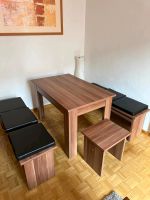 Sitzgruppe Esstisch Wohnzimmertisch + 2 Bänke + Hocker München - Sendling Vorschau