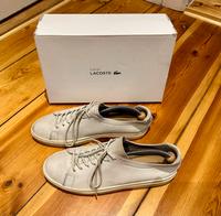 Lacoste Sneaker L.12.12 Gr. 45 /11.5 gray / off white Leder Berlin - Schöneberg Vorschau