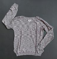 KHUJO Strickjacke Pullover grau nude Longsleeve L Viskose Shirt Bayern - Goldbach Vorschau