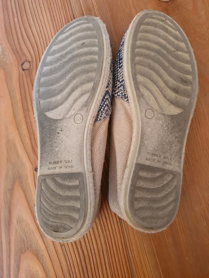 Schuhe Espadrilles Damen Mädchen Gr. 38 Melo Verde in Georgensgmünd