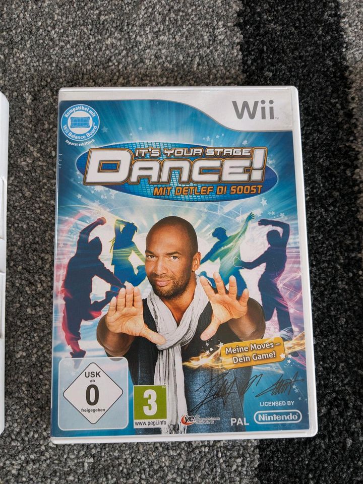 Nintendo Wii Spiele und Lenkrad in Wangen