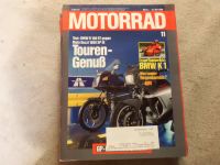 Das Motorrad 11/1989 u.A. Honda NTV 650/89 BMW K 1 R 100 RT Bayern - Kirchseeon Vorschau