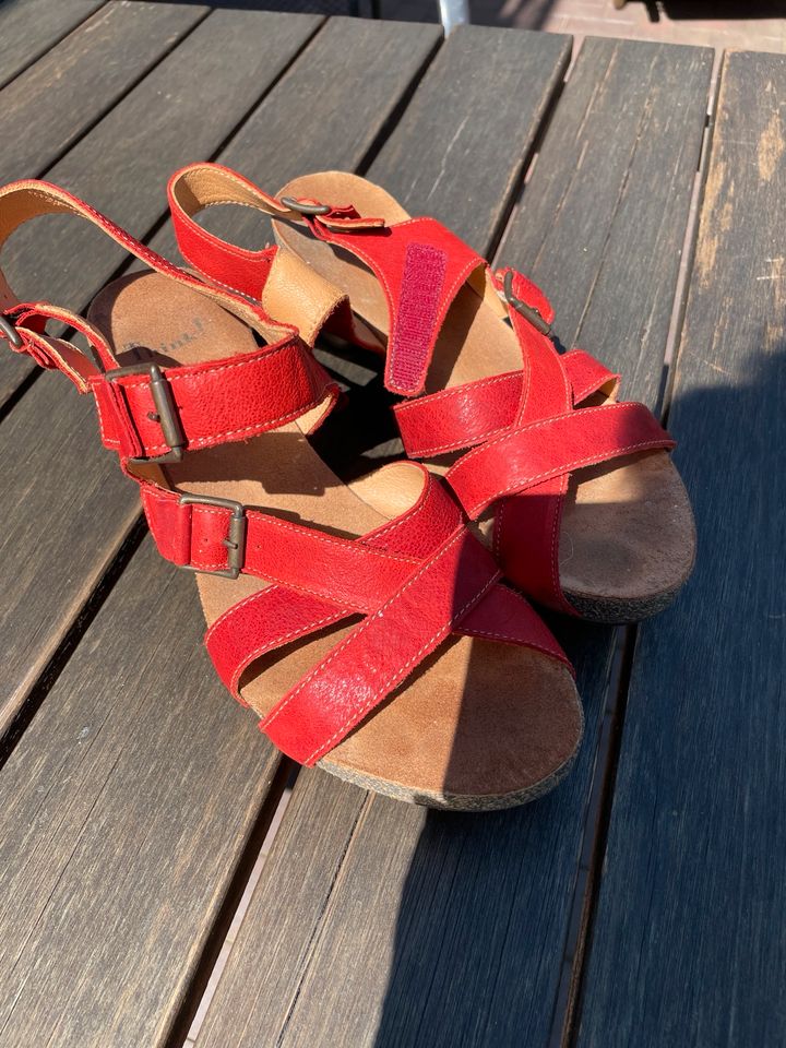 Think! Sandalen Traudi 40 rot Orangen in Flensburg