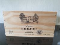 Hochwertige 6er Weinkiste aus Holz "Château Bréjou" Saarland - St. Ingbert Vorschau