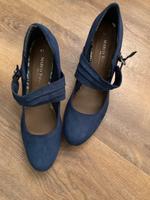 Pumps blau für Dirndl Größe 41 Bayern - Halfing Vorschau