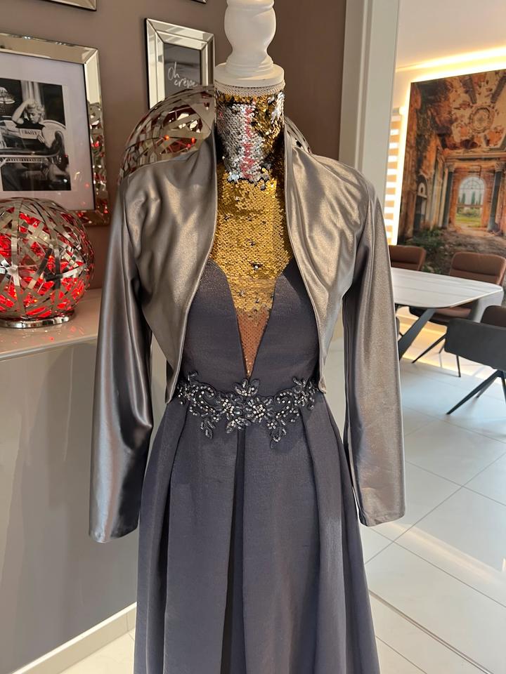 Maxikleid Gr 38 M + Jacke Hochzeit Jungendweihe Kleid in Wustrau