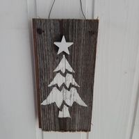 DEKO Altes Holzschild Stern Weihnachten Advent Shabby Unikat Niedersachsen - Osterholz-Scharmbeck Vorschau