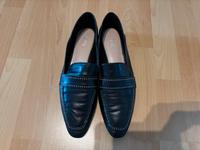 Zara Loafer Mokassins schwarz gold 40 Schleswig-Holstein - Lübeck Vorschau