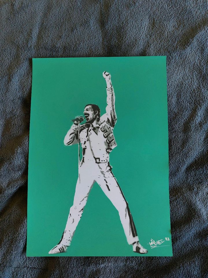 Freddie Mercury, Acrylbild, Queen kein Vinyl in Versmold