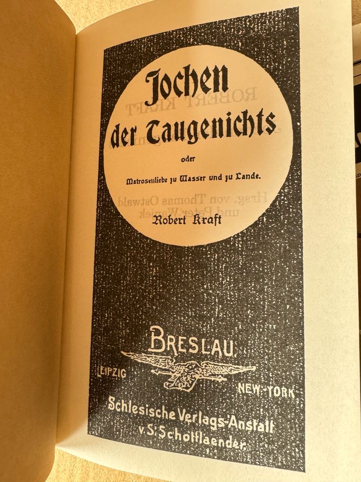 Robert Kraft Jochen der Taugenichts Limitiert Edition Corsar in Frankfurt am Main