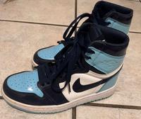 Verkaufe Nike Jordan 1 Retro High Sneaker in hellblau Größe 38 Hessen - Melsungen Vorschau