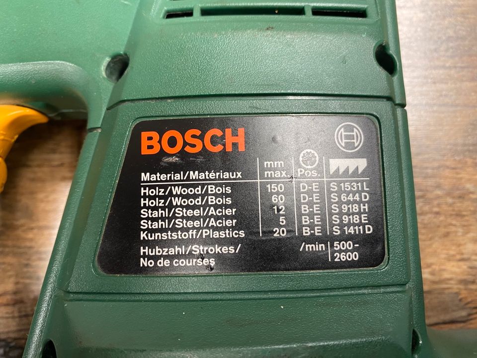 Bosch PFZ 550 E electronic Säbelsäge-Fuchsschwanz m. Zubehör…Top in Bad Hersfeld