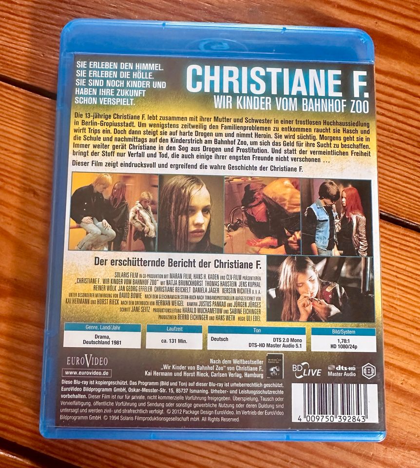 Blu-Ray Christiane F. Die Kinder vom Bahnhof Zoo in Berlin