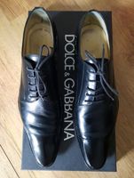 ❤️ DOLCE & GABBANA Business Schuhe 7,5 schwarz Leder Bayern - Ochsenfurt Vorschau