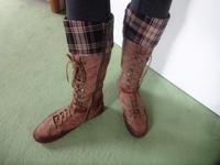 Stiefel Gr. 39 S.Oliver Leder ungefüttert flacher Absatz Sachsen - Annaberg-Buchholz Vorschau