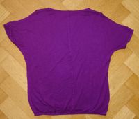 T-Shirt  mit schicker Ärmel-Lösung in blauviolett München - Trudering-Riem Vorschau