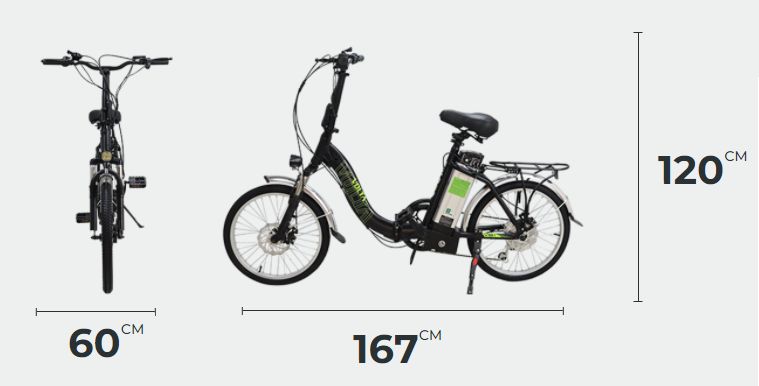 Pedelec Klapprad City E-Bike Faltbar Elektro-Fahrrad Faltrad 25KM in Falkensee