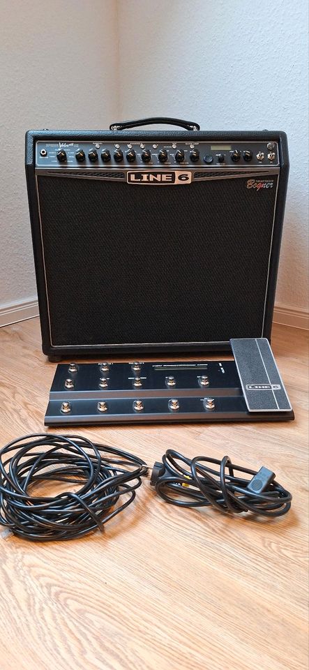 E Gitarren Verstärker Line6 Spider Valve mkII 112, Shordboard FBV in Groß Wittensee