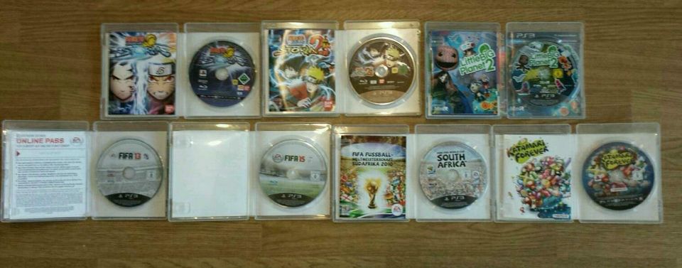 PS3 Playstation PS 3 Spiele Naruto FIFA Little Big Planet in Wenden