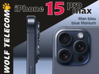 APPLE iPhone 15 Pro Max 256GB Titan Blau Blue MU7A3ZD/A Neu RG19% Rheinland-Pfalz - Andernach Vorschau