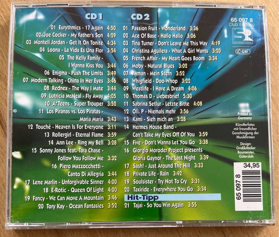 CD Hit Breaker 2000 Die Dritte 2 CDs sehr gut in Laupheim