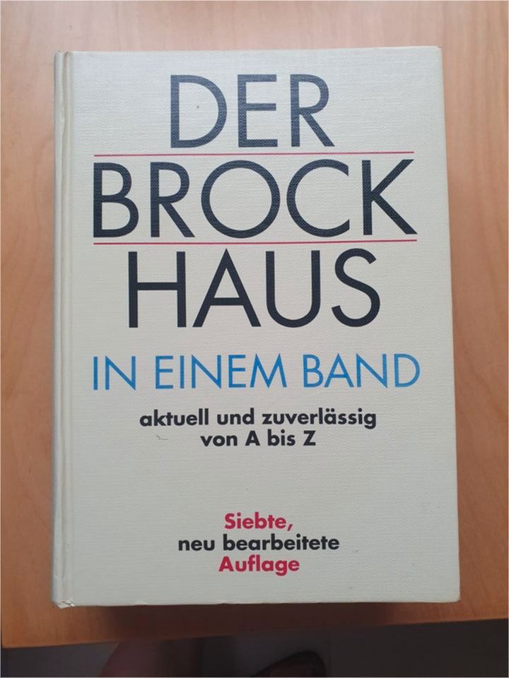 Buch Brockhaus siebte Auflage in Uder